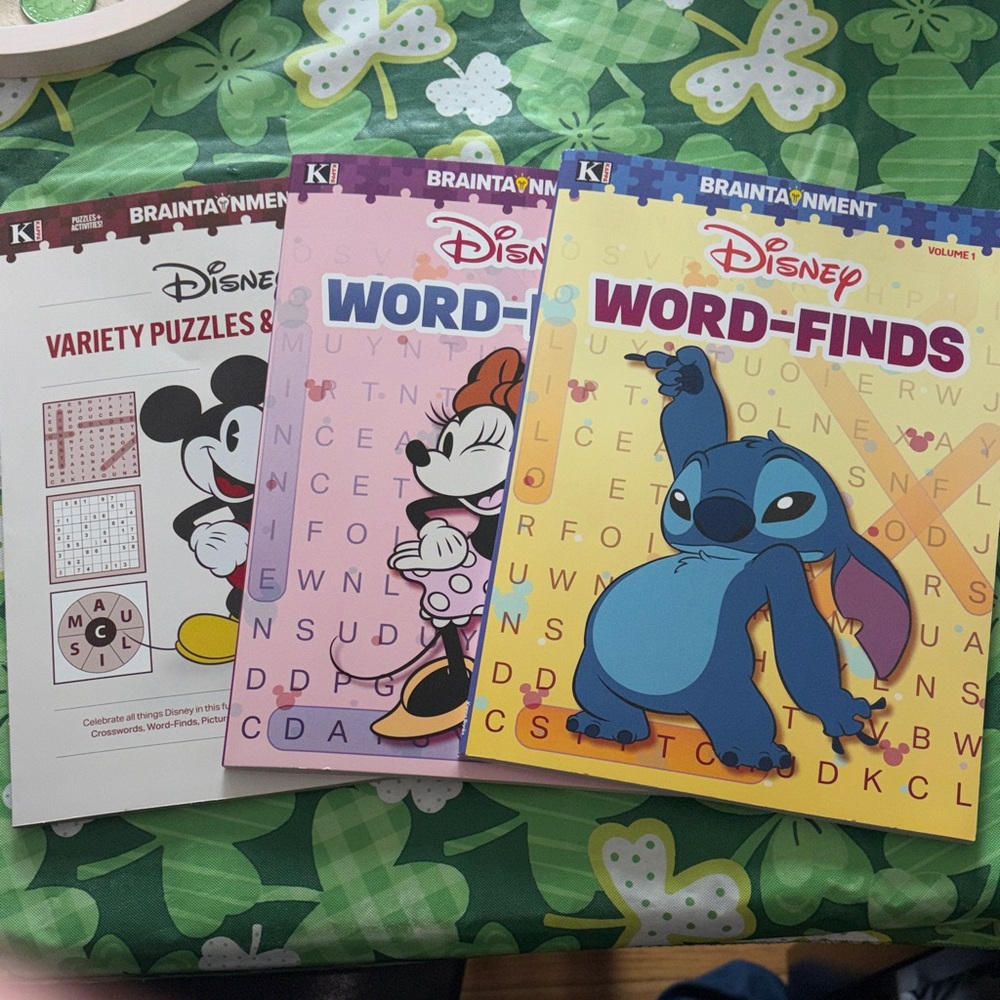 Disney Puzzle and Word-Find set